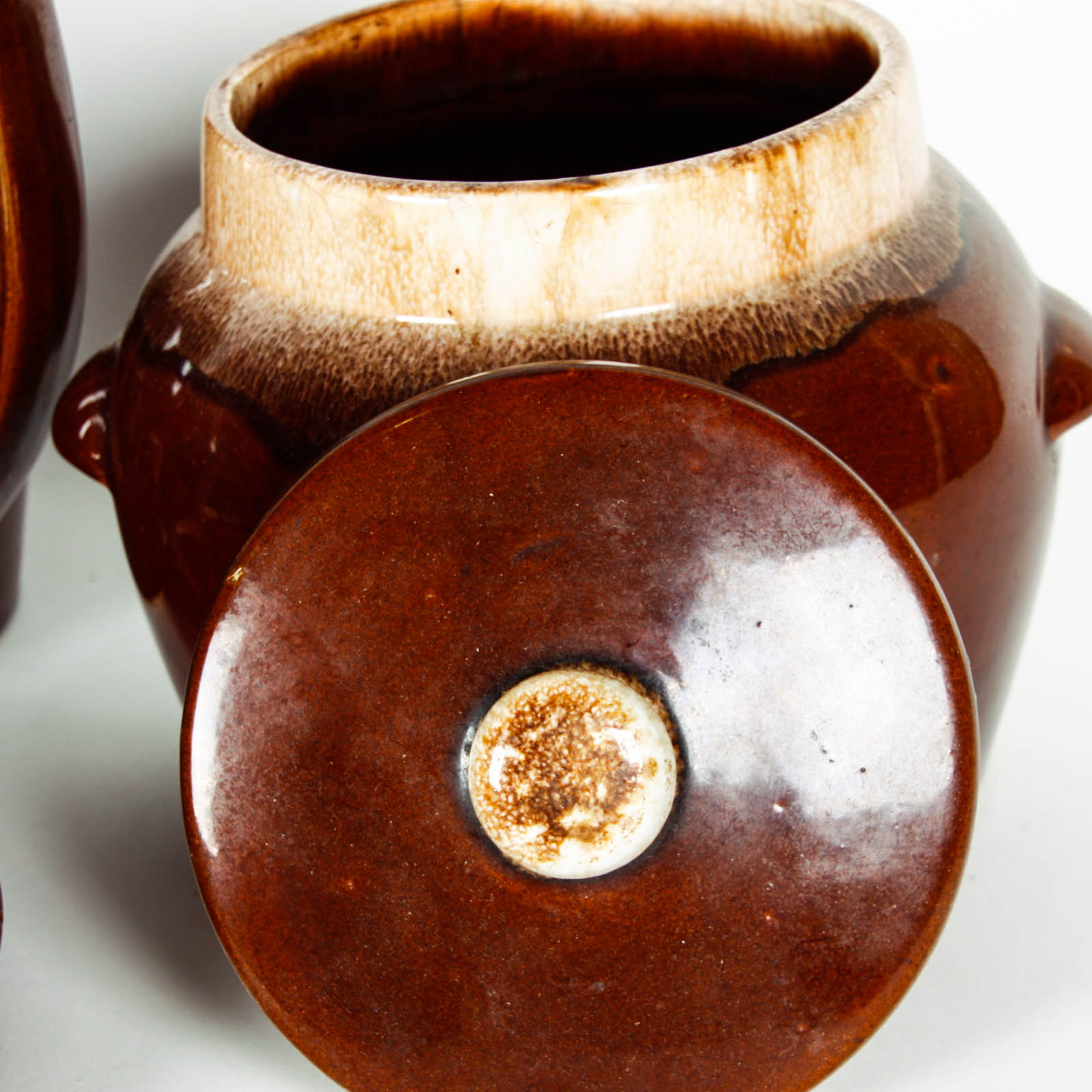 Vintage Brown Glaze Kitchenwares