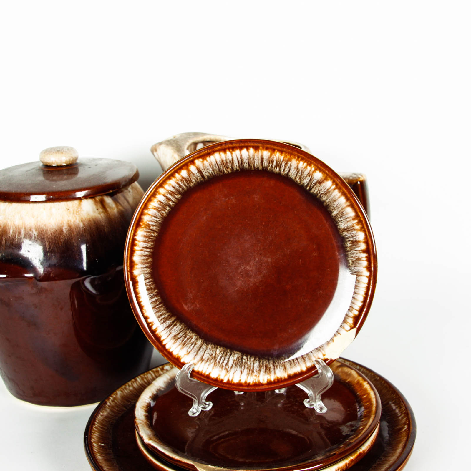 Vintage Brown Glaze Kitchenwares