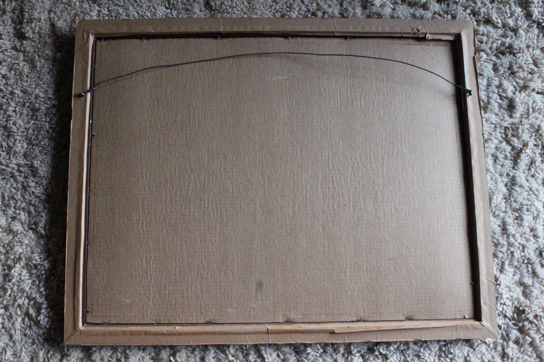 Signed, Original Watercolor Landscape Painting by Indiana Artist James Curtin Lentz