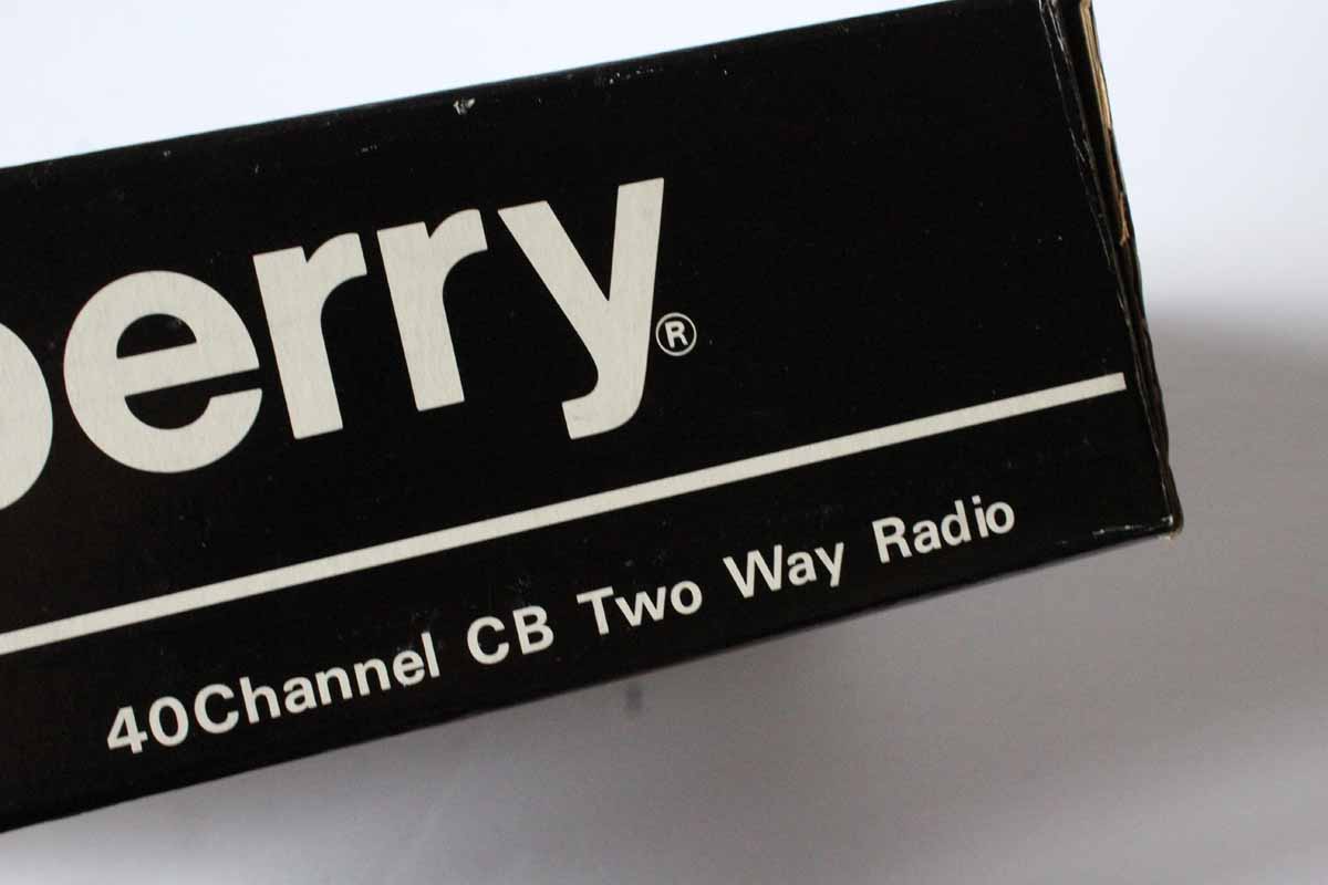 Vintage Teaberry "T" Bear 40 Channel CB Two Way Radio