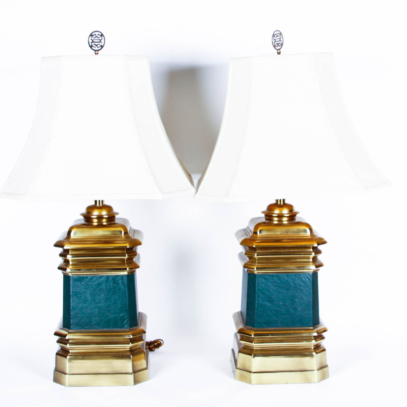 Pair of Squared Lamps