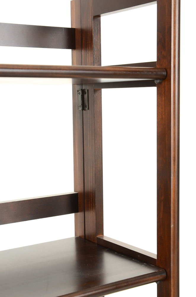 Stacking Folding Bookshelf with Storage Baskets