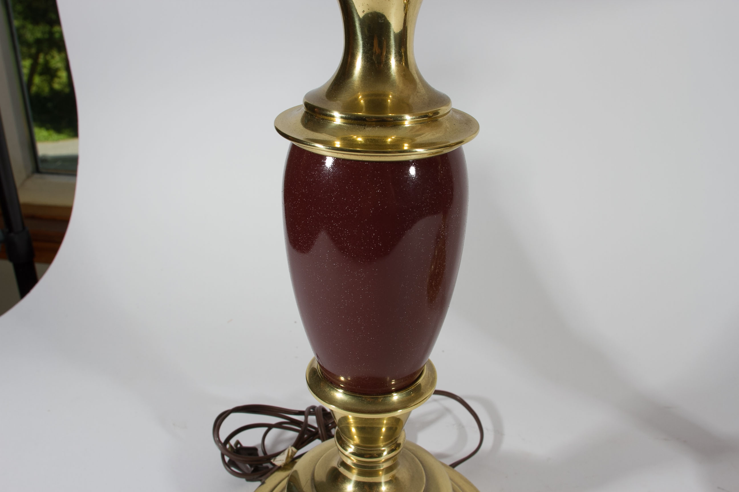 Stiffel Brass and Porcelain Lamps