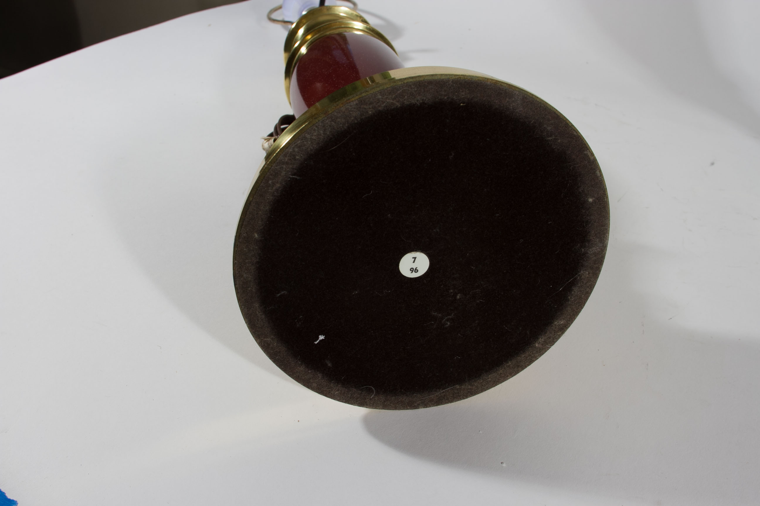 Stiffel Brass and Porcelain Lamps