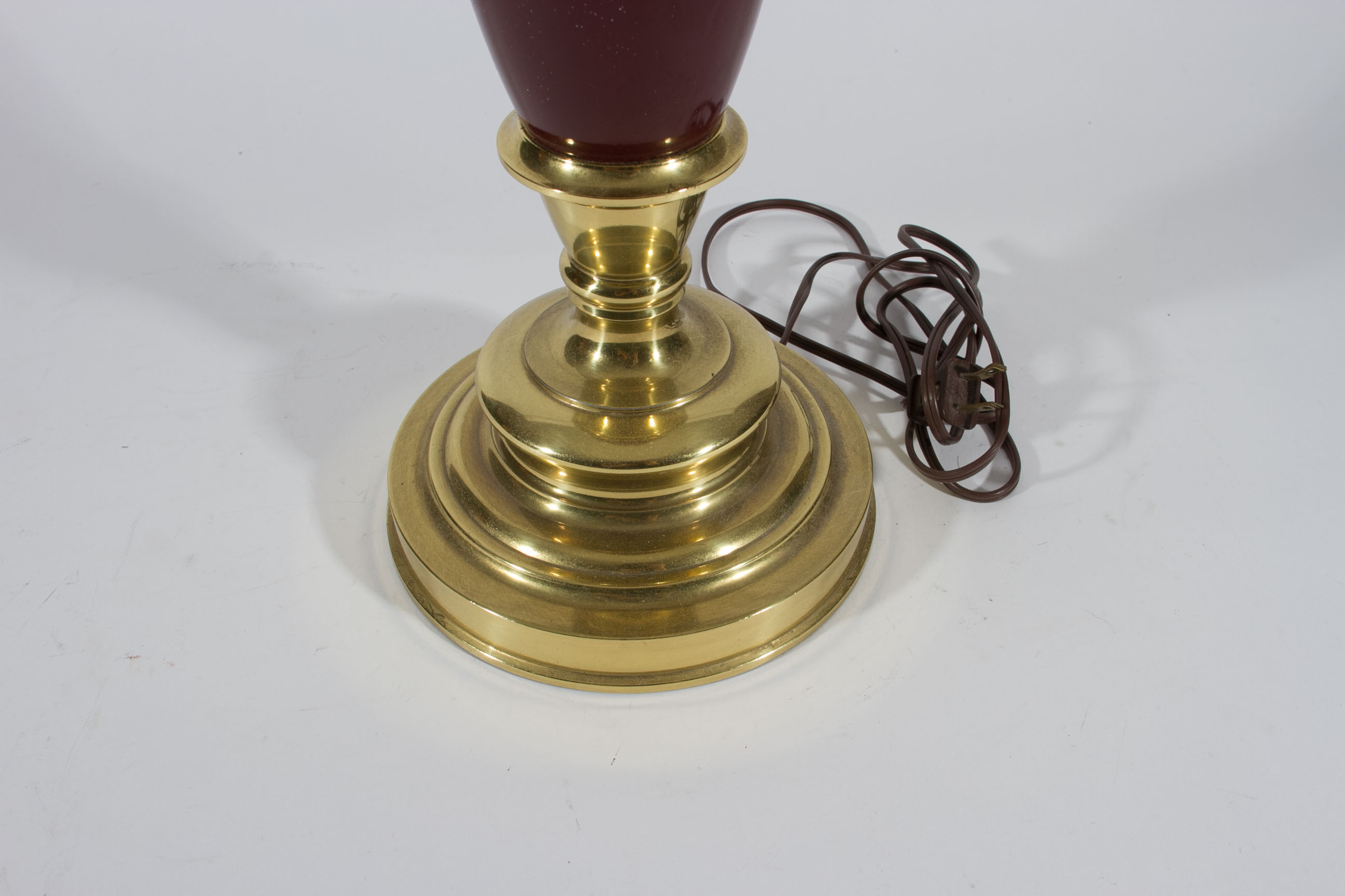 Stiffel Brass and Porcelain Lamps