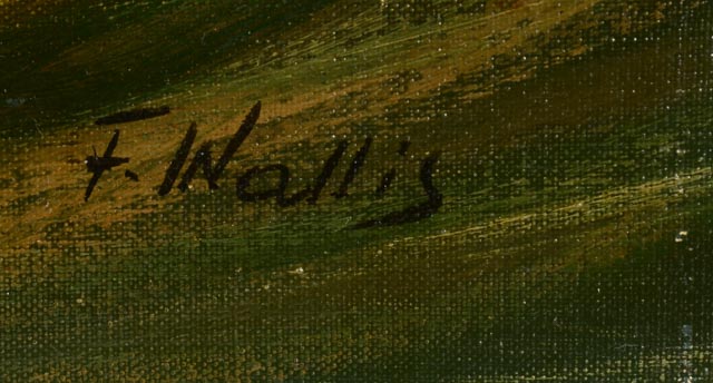 Franz Wallis Original Oil Painting