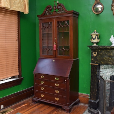 Federal Style Solid Mahogany Secretary Federal Style Solid Mahogany Secretary