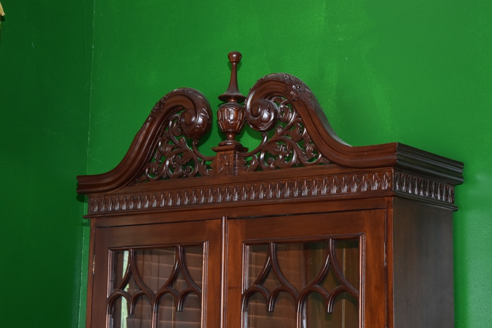 Federal Style Solid Mahogany Secretary