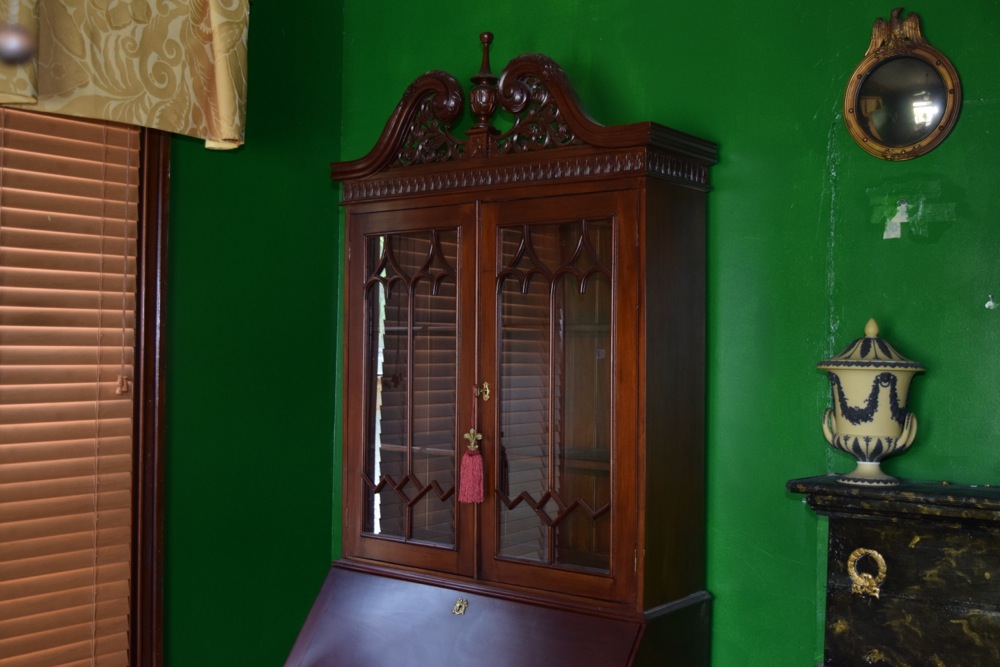 Federal Style Solid Mahogany Secretary