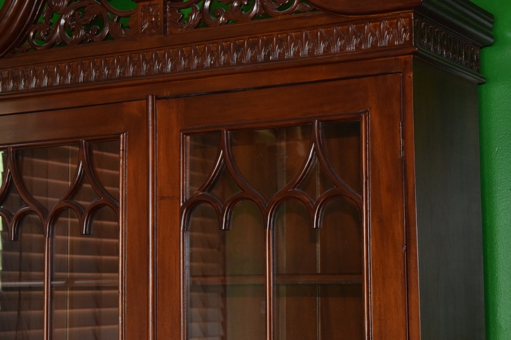 Federal Style Solid Mahogany Secretary