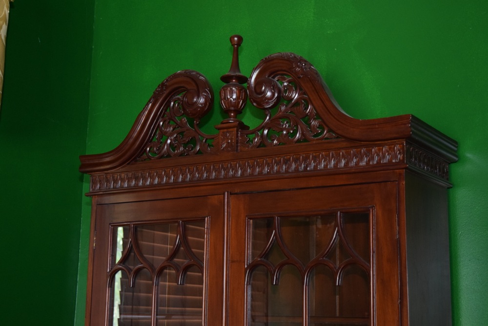 Federal Style Solid Mahogany Secretary