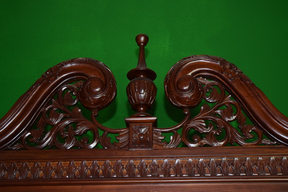 Federal Style Solid Mahogany Secretary