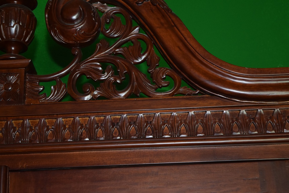 Federal Style Solid Mahogany Secretary