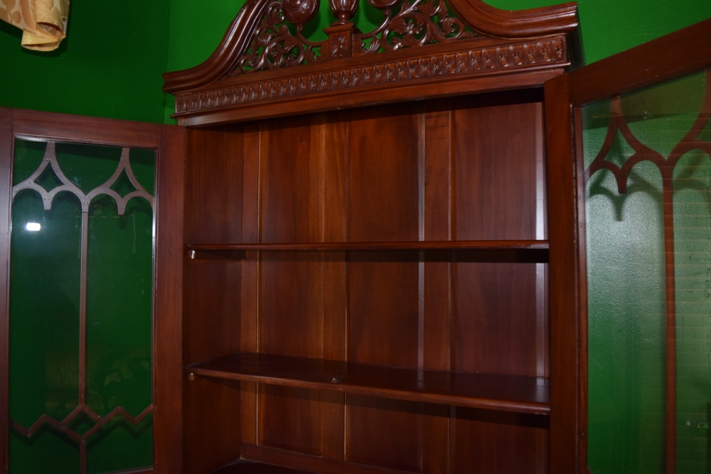 Federal Style Solid Mahogany Secretary