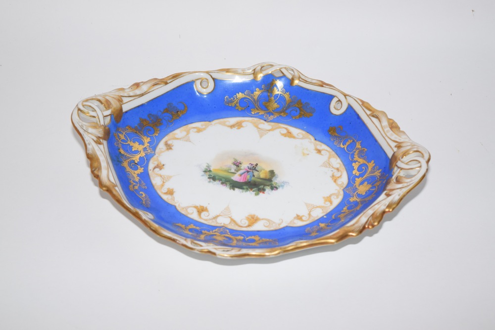 French Old Paris Platter in the Sevres Style, Second Empire c. 1865-70