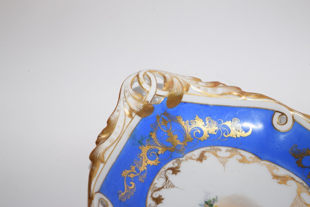 French Old Paris Platter in the Sevres Style, Second Empire c. 1865-70