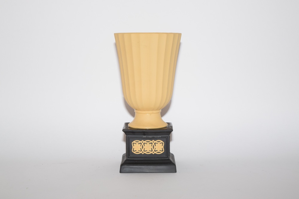 Rare Wedgwood Yellow Jasperware Vase, c. 1935
