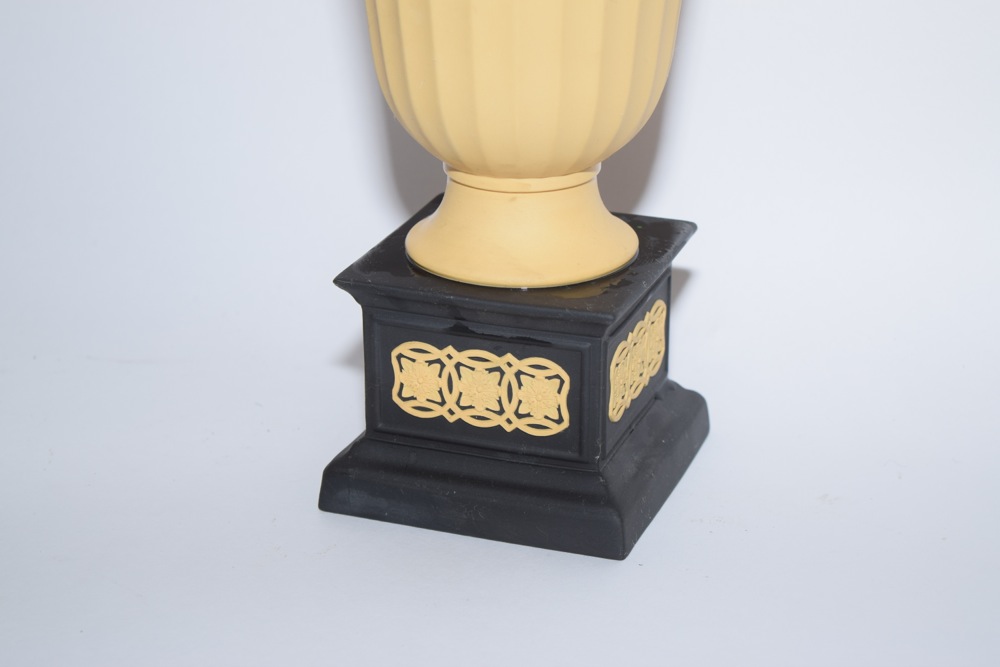 Rare Wedgwood Yellow Jasperware Vase, c. 1935