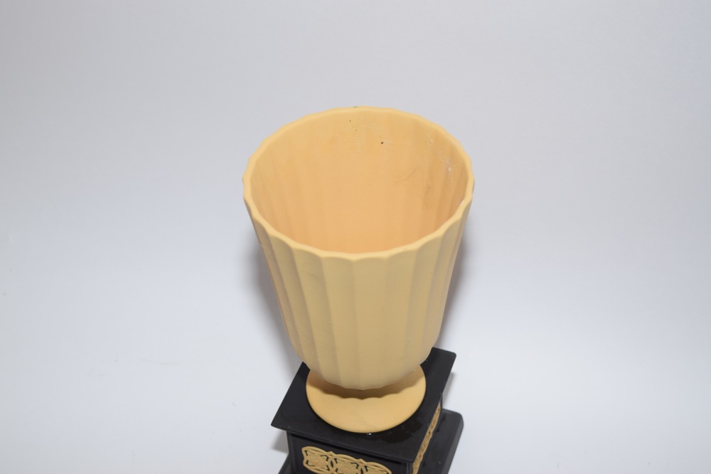 Rare Wedgwood Yellow Jasperware Vase, c. 1935