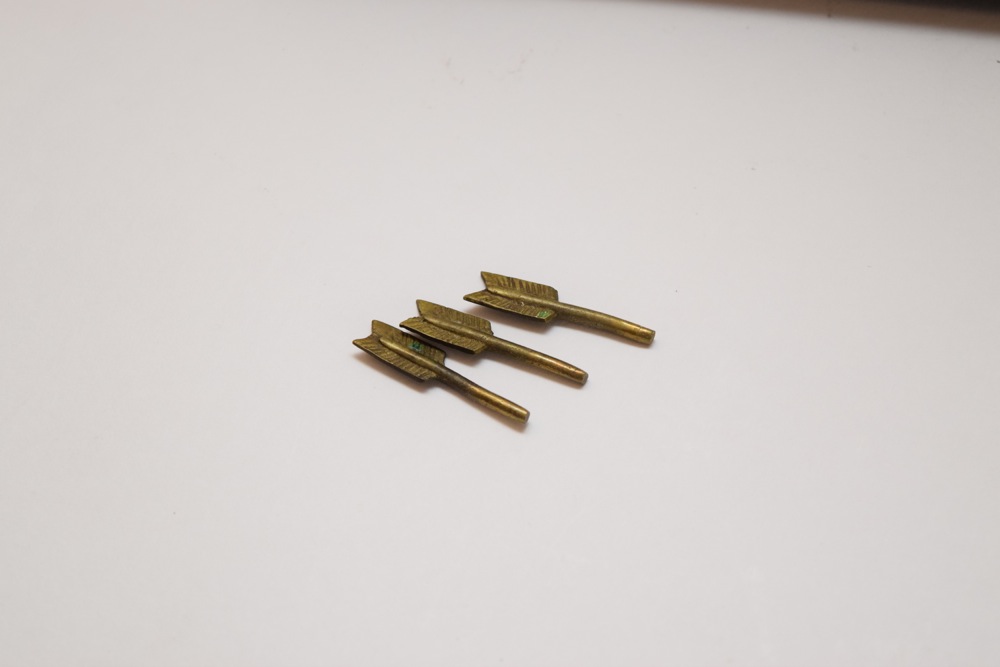 Continental Composite Sculpture "The Dying of Sebastian" with Removable Arrows ca. 1960 by G. Ruggeri