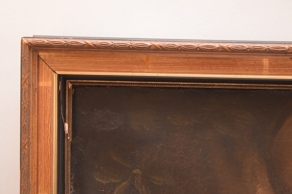 19th Century French Academic School, After Pompeo Batoni "Prometheus Modeling Man from Clay", Oil on Canvas