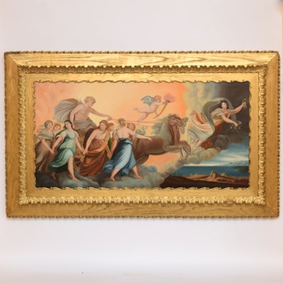 William Ayerst Ingram "After Guido Reni, Apollo and the Nine Muses", c. 1885-1890 William Ayerst Ingram "After Guido Reni, Apollo and the Nine Muses", c. 1885-1890