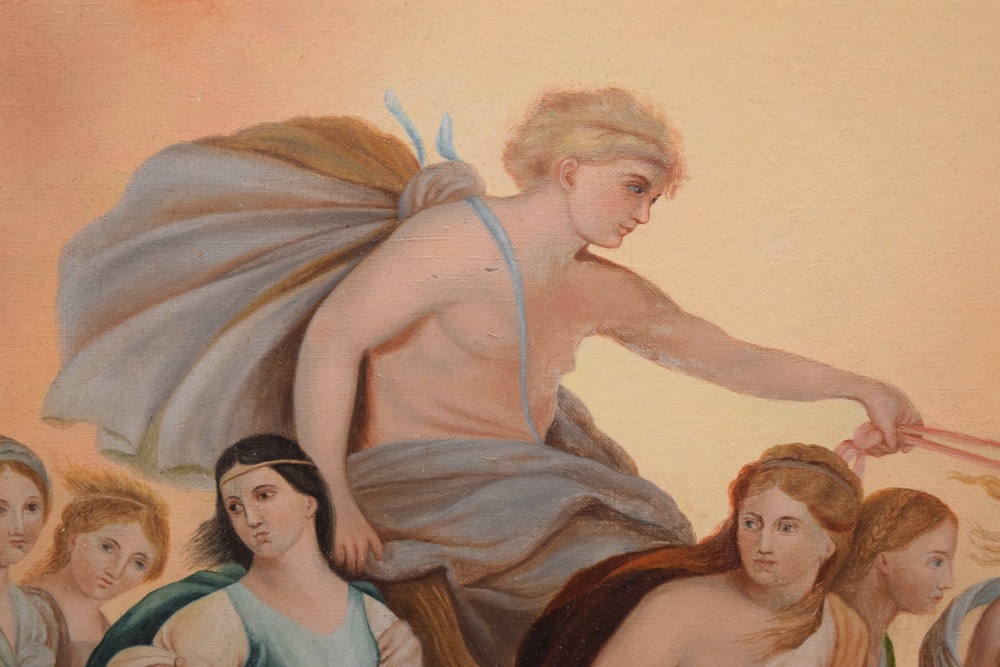 William Ayerst Ingram "After Guido Reni, Apollo and the Nine Muses", c. 1885-1890