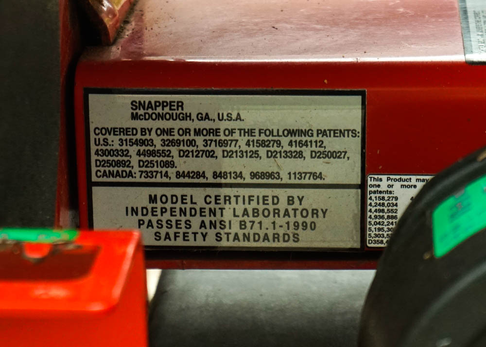 Snapper Easy Rider Riding Lawn Mower