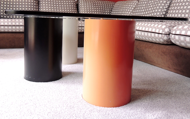 Contemporary Glass Top Coffee Table