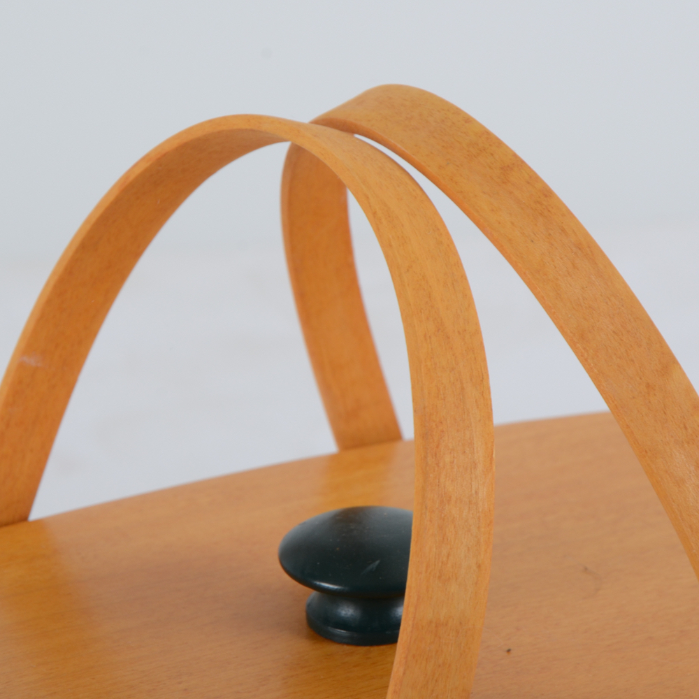 1997 Longaberger Traditions Collection Fellowship Basket in Box with Key Basket