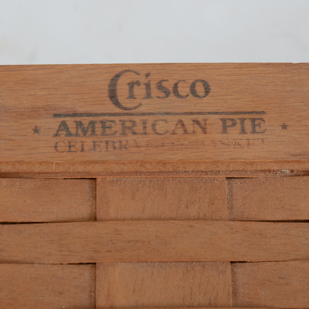 Longaberger Basket Collection Including Crisco All-American