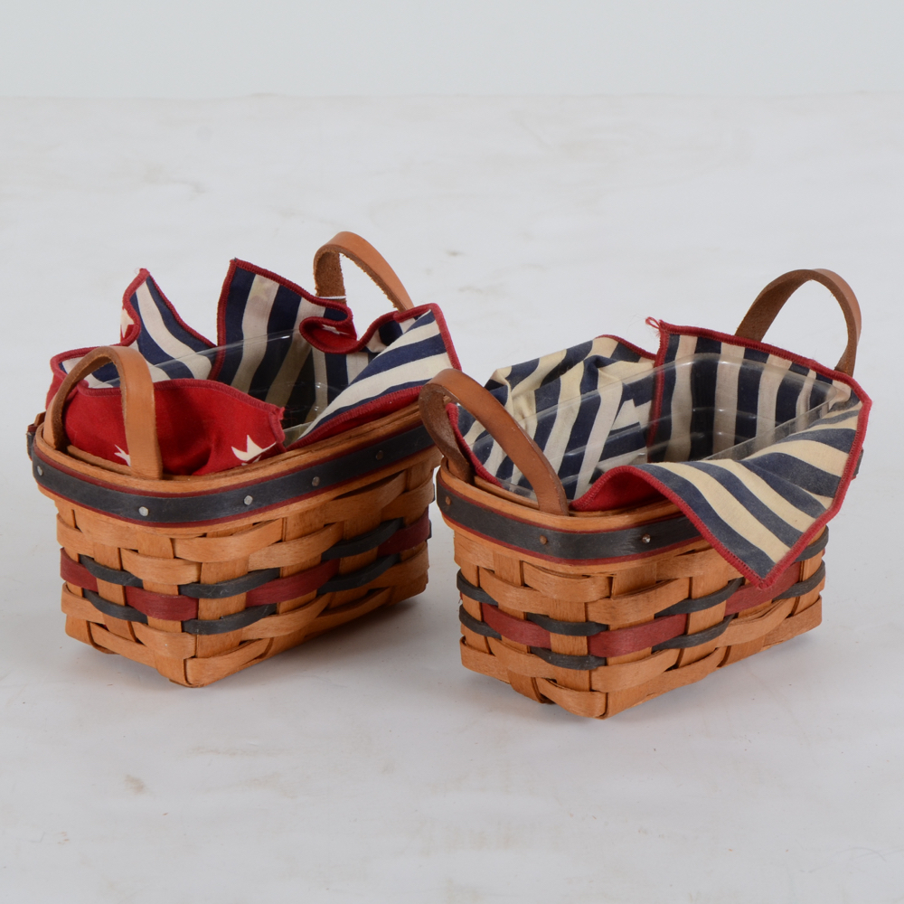 Longaberger Basket Collection Including Crisco All-American