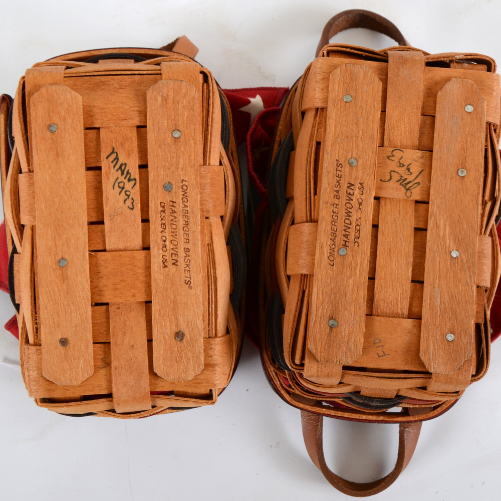 Longaberger Basket Collection Including Crisco All-American