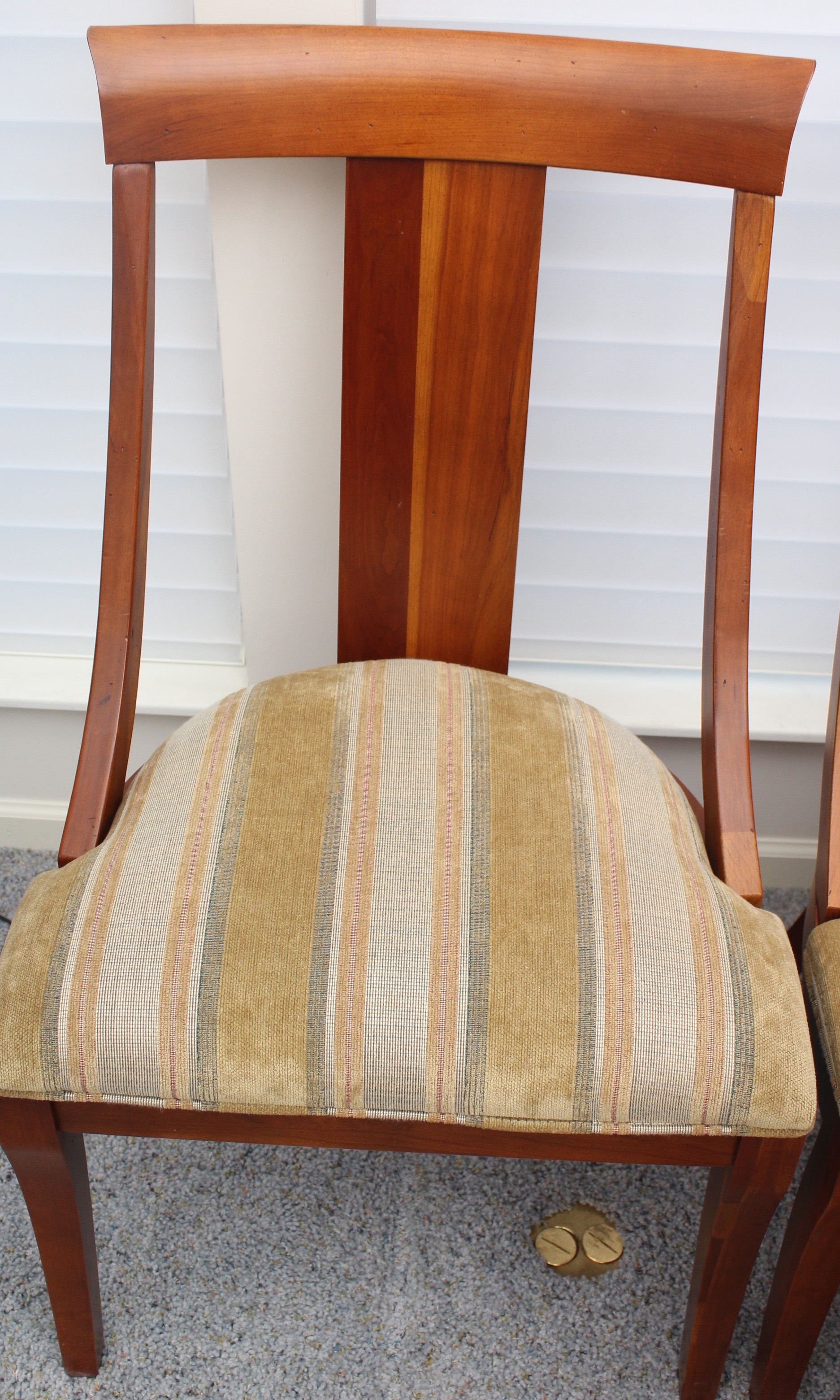 Modern Ethan Allen "Medallion" Dining Chair Set EBTH