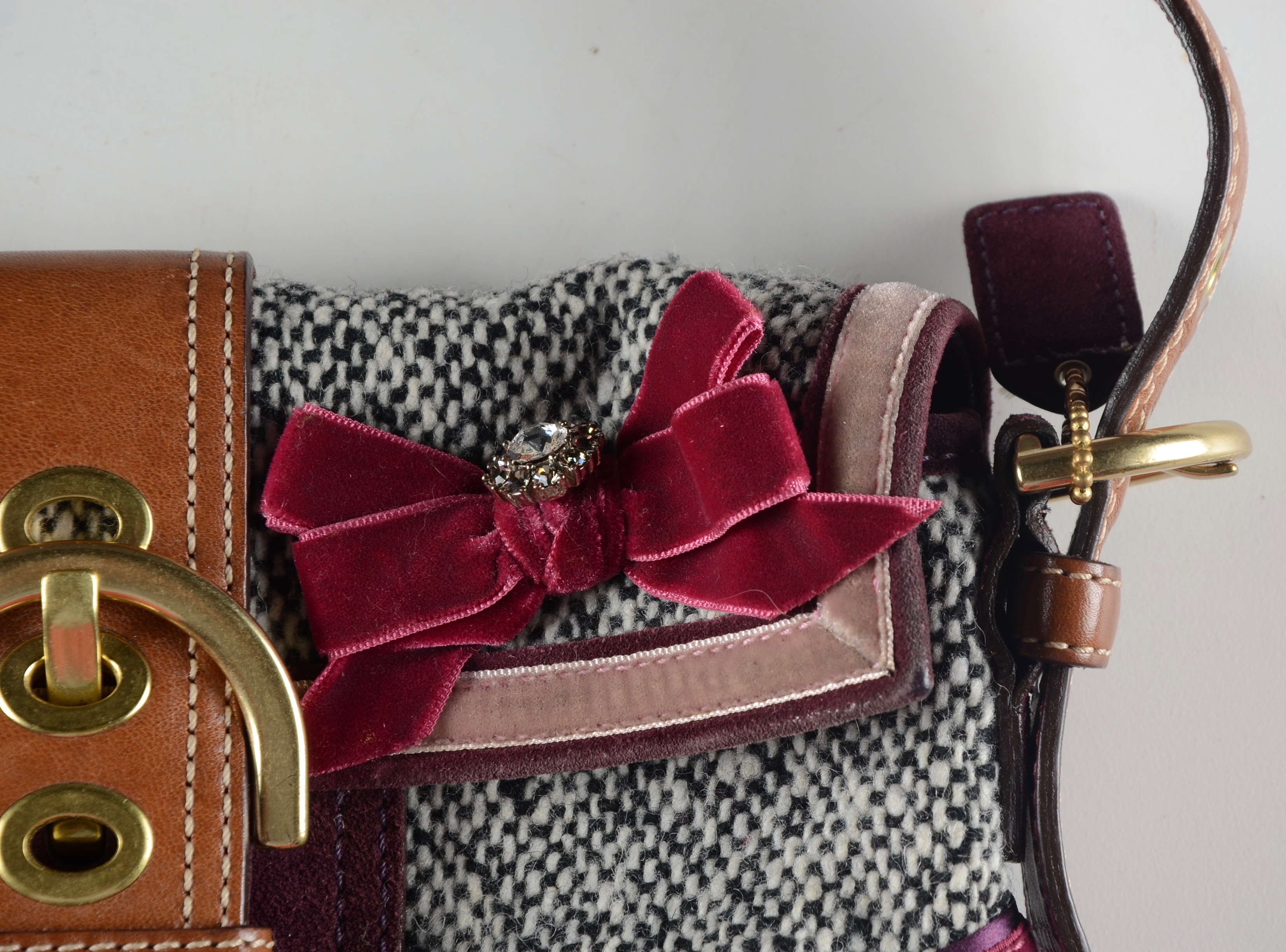 Two Soho Tweed Coach Purses