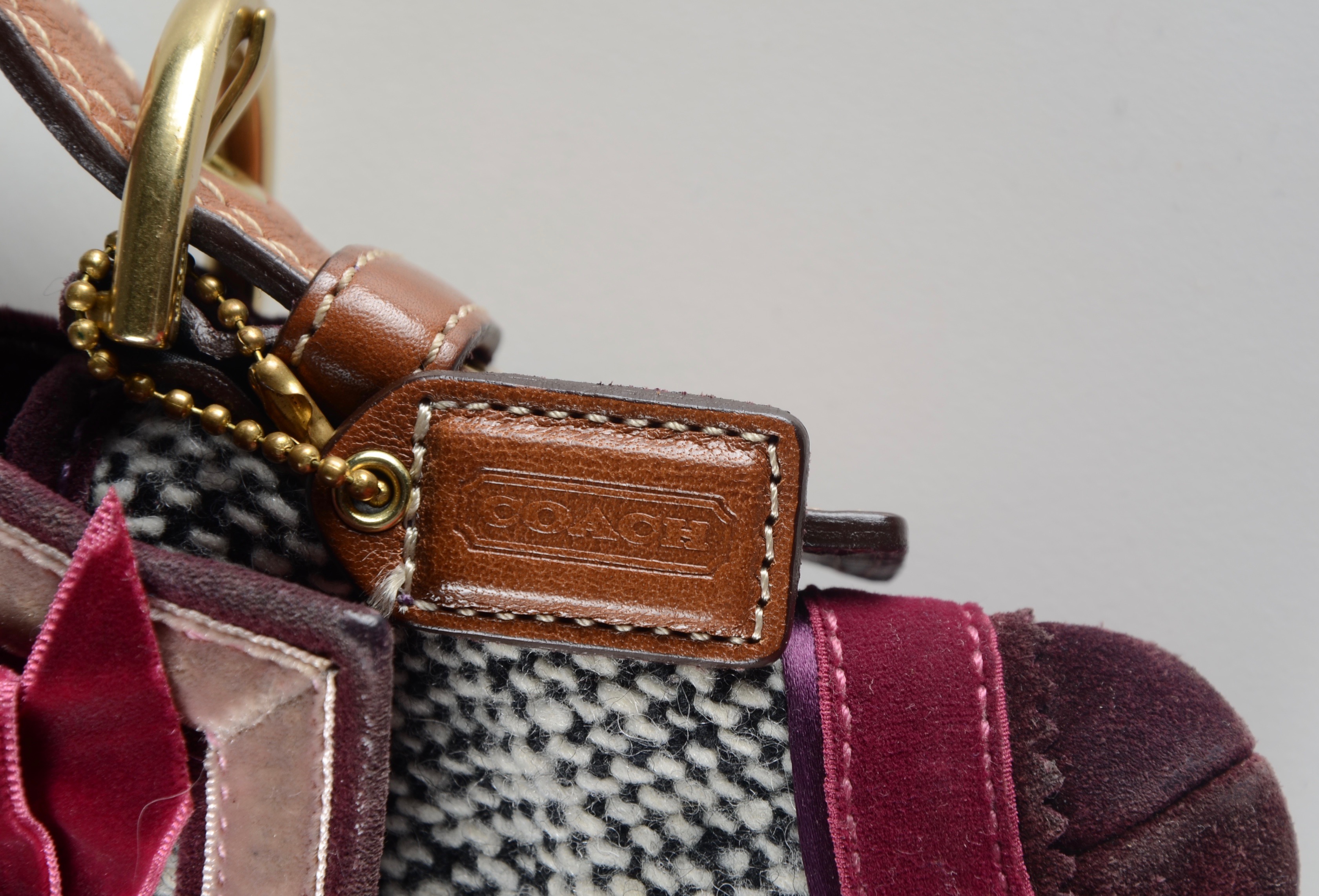 Two Soho Tweed Coach Purses