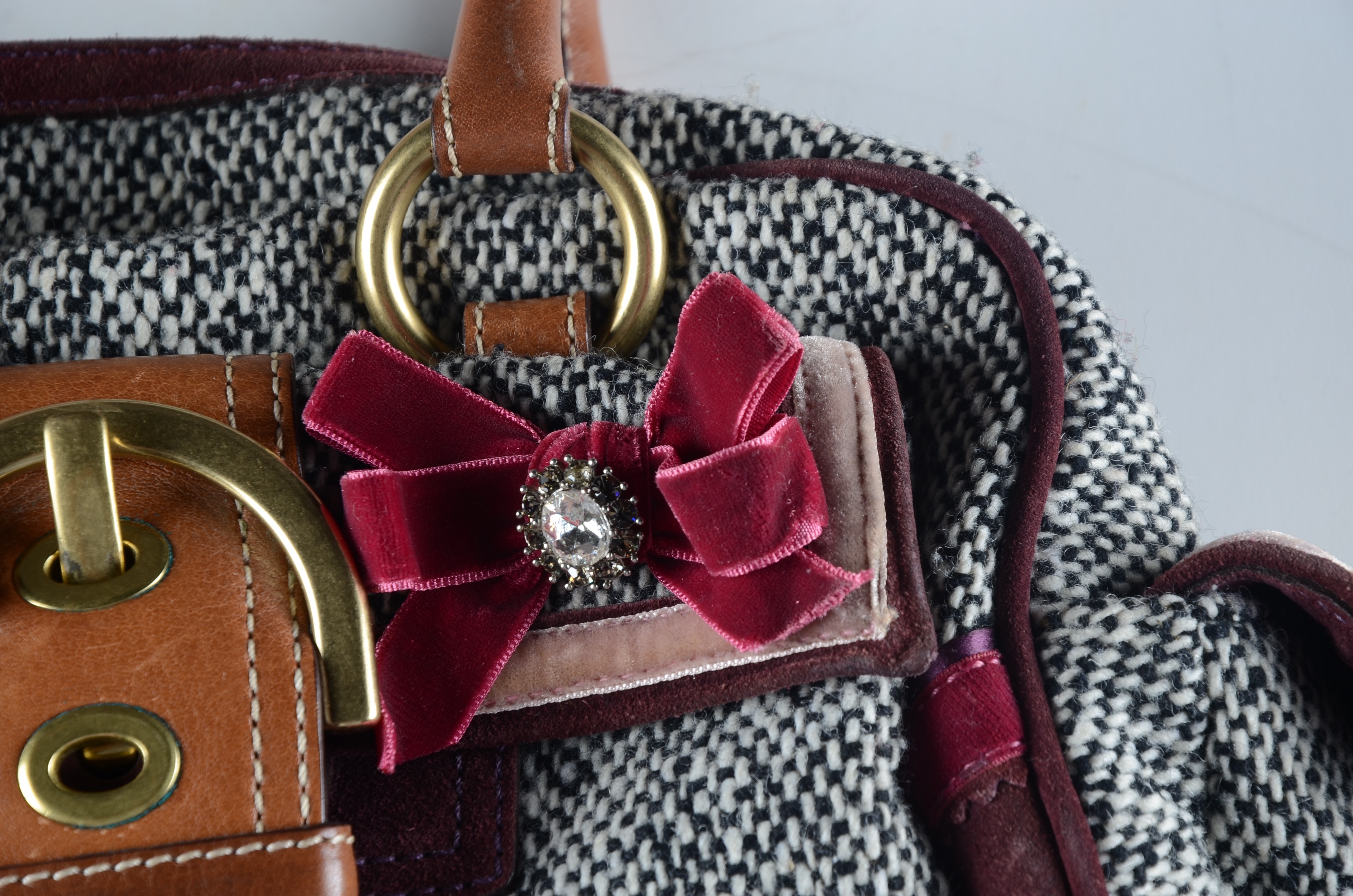 Two Soho Tweed Coach Purses