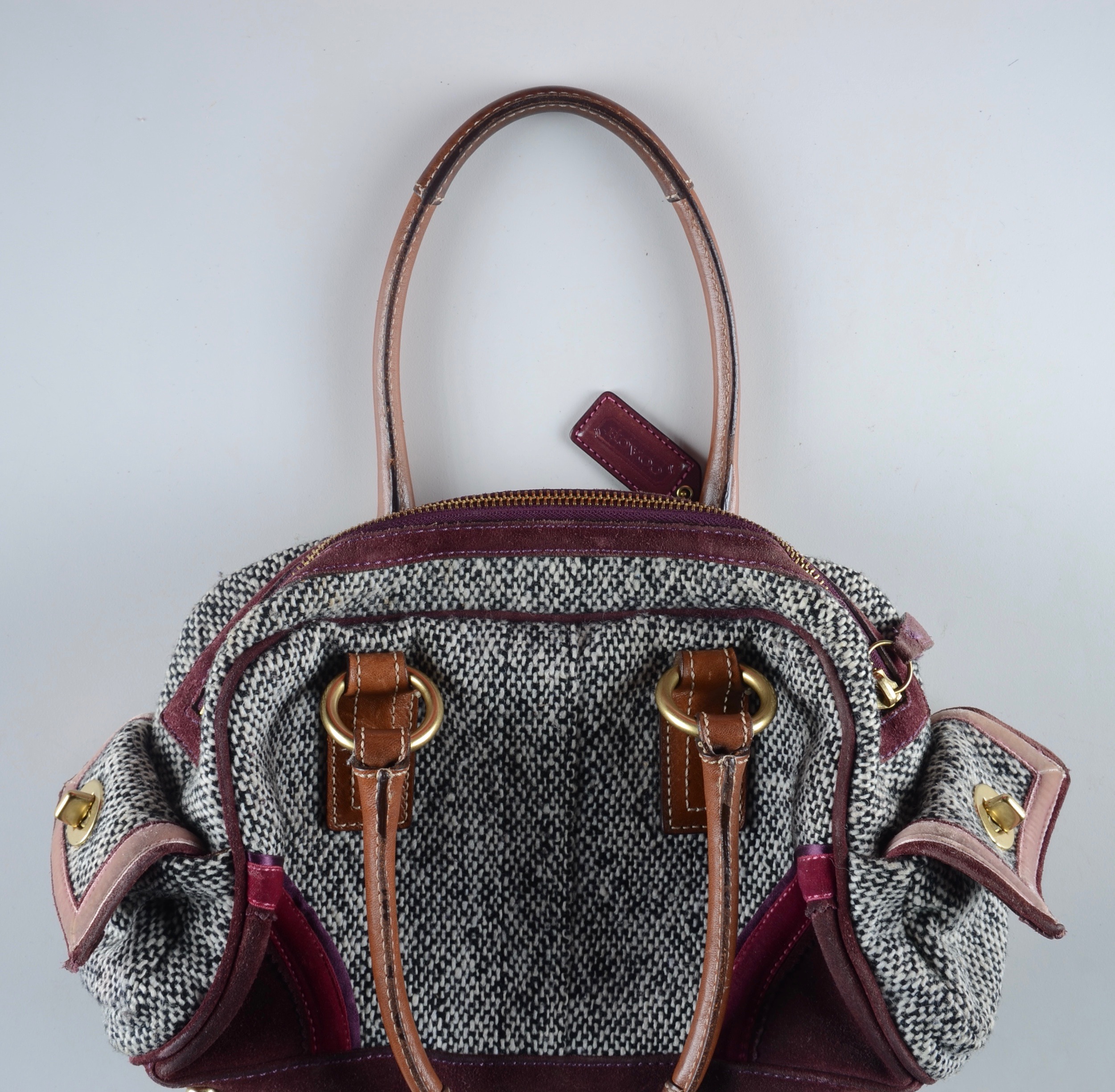 Two Soho Tweed Coach Purses