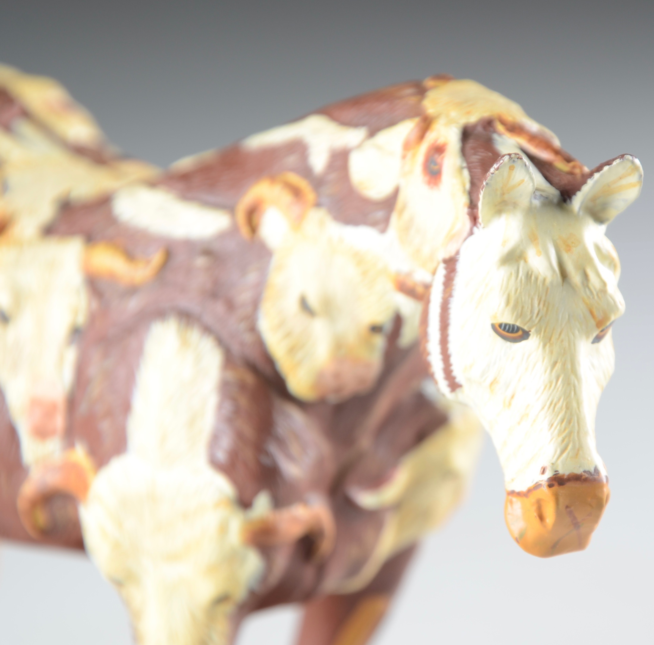 Pair of Painted Horse Figurines