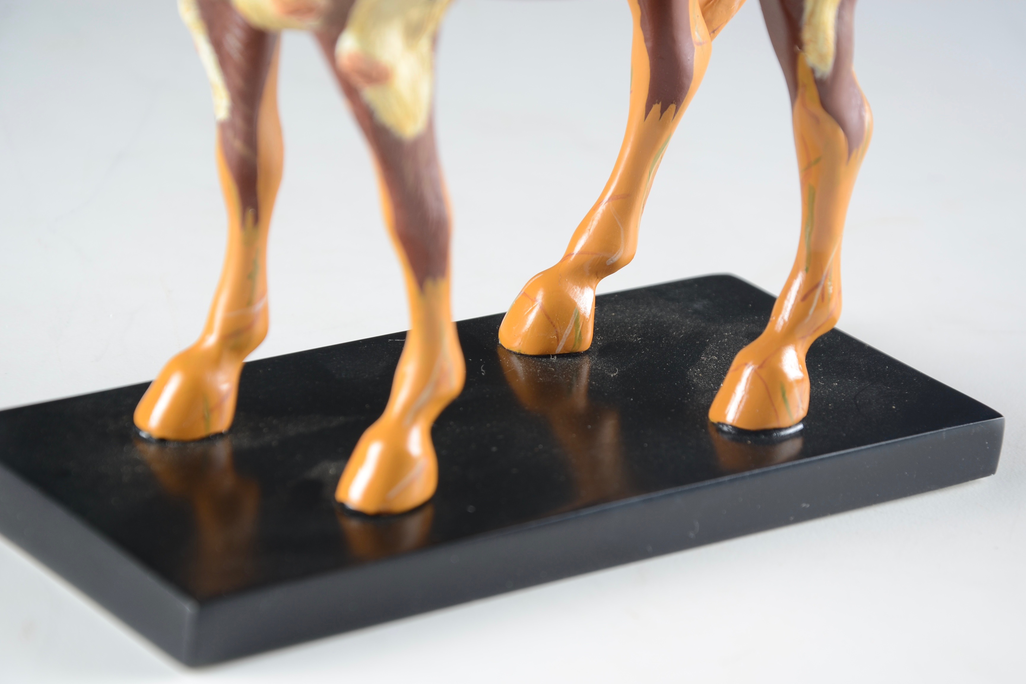 Pair of Painted Horse Figurines