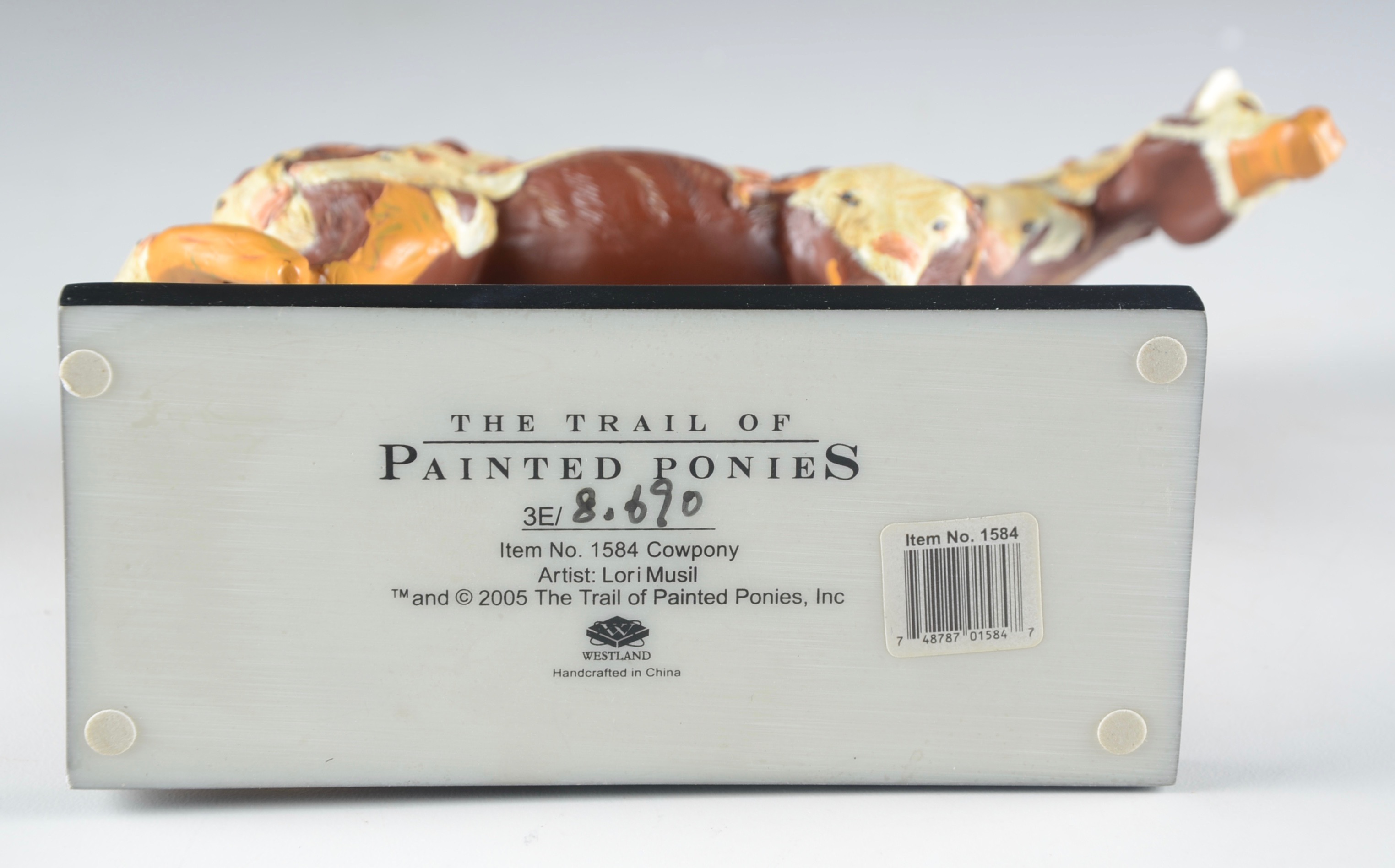 Pair of Painted Horse Figurines