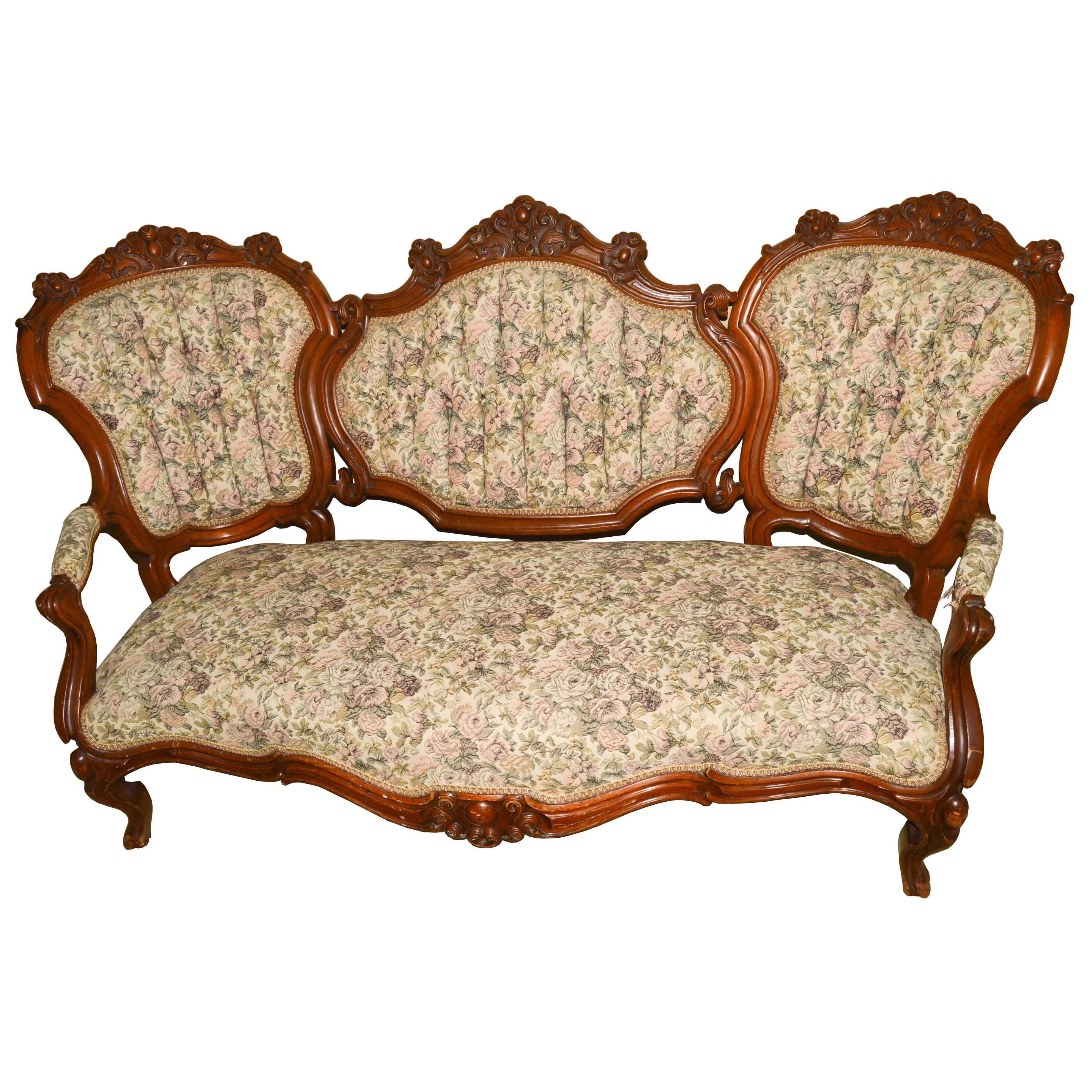 Antique Victorian Settee