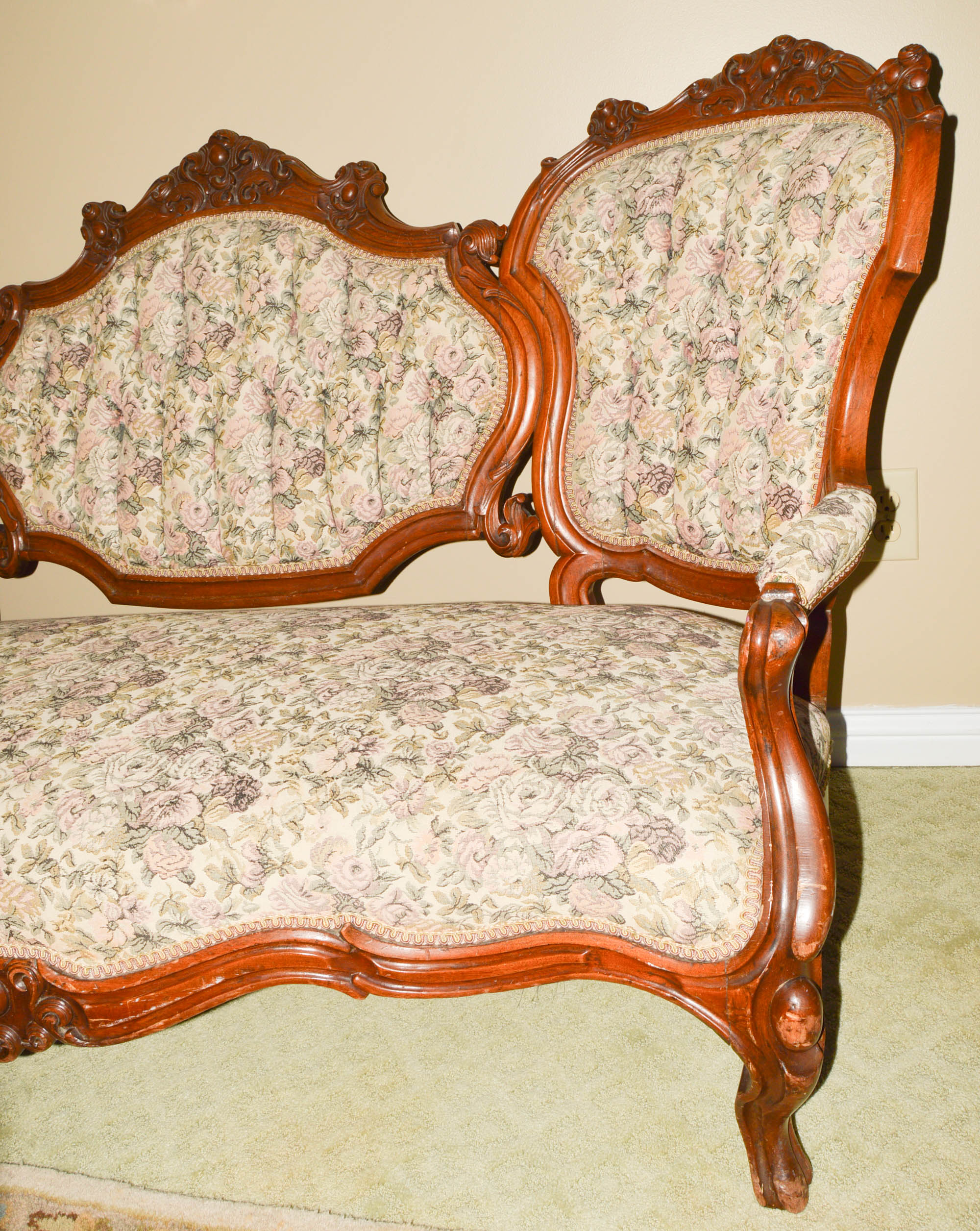 Antique Victorian Settee