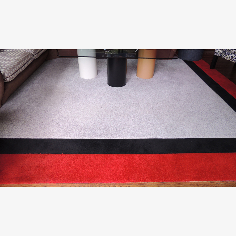 Tri-Color Area Rug by Fabrica