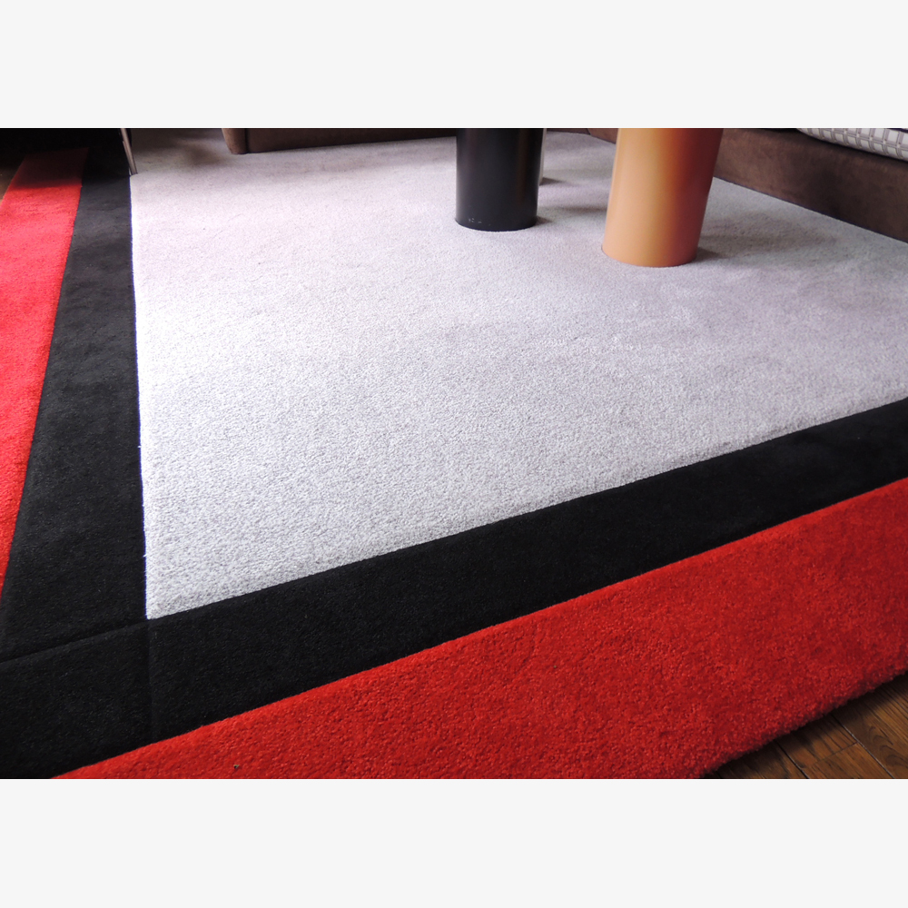 Tri-Color Area Rug by Fabrica