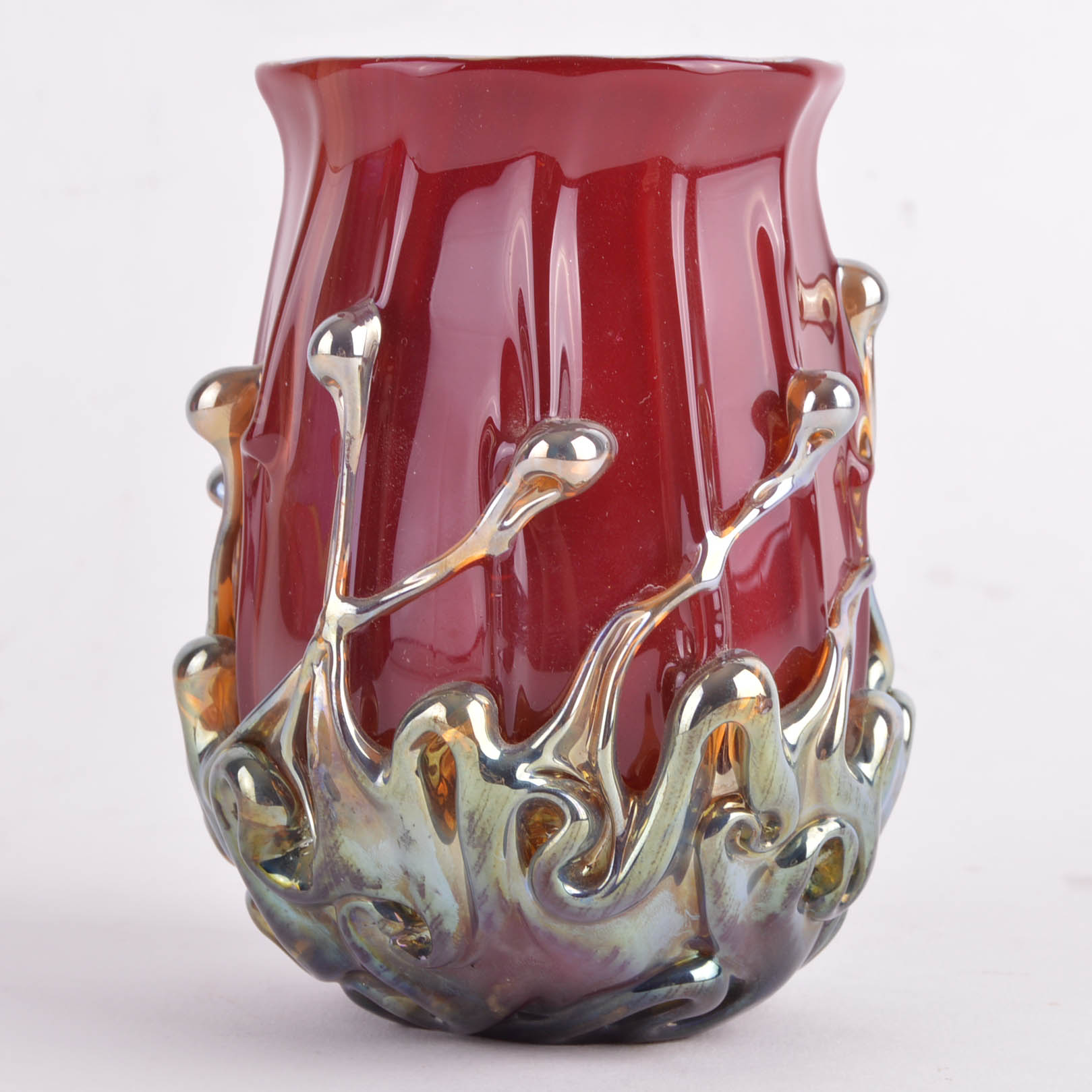 Steven Lundberg Art Glass Vase