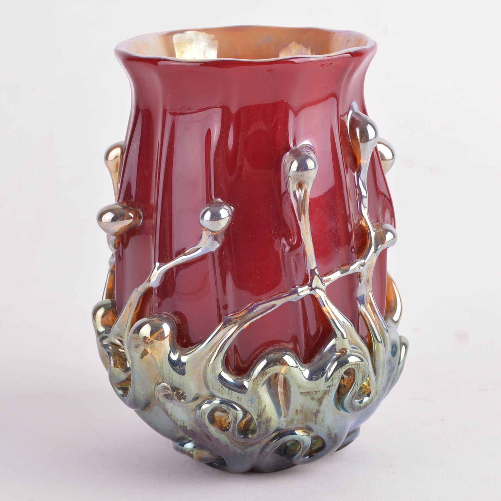Steven Lundberg Art Glass Vase