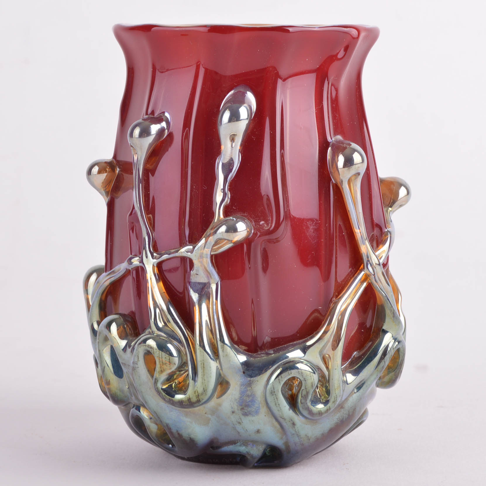 Steven Lundberg Art Glass Vase