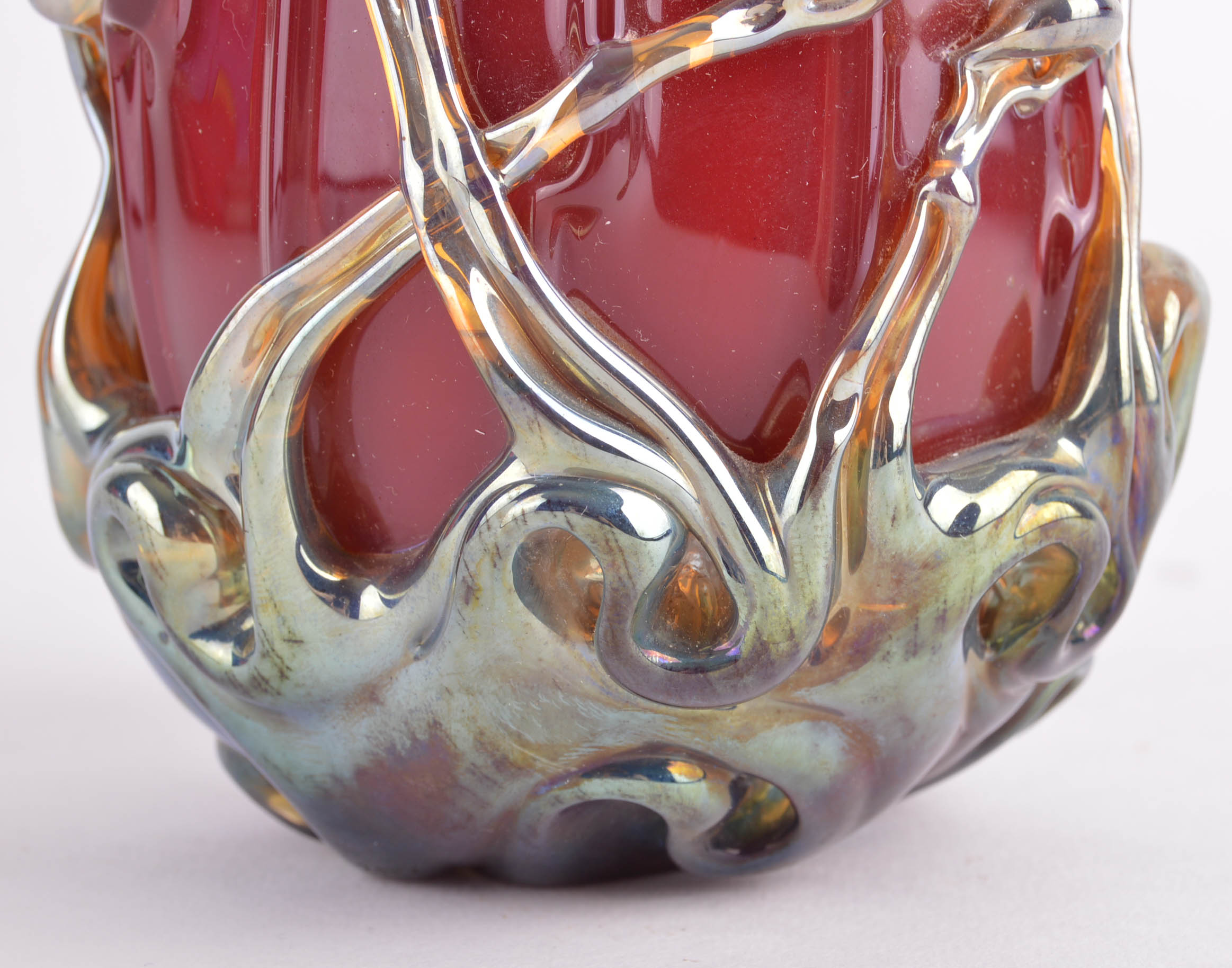 Steven Lundberg Art Glass Vase
