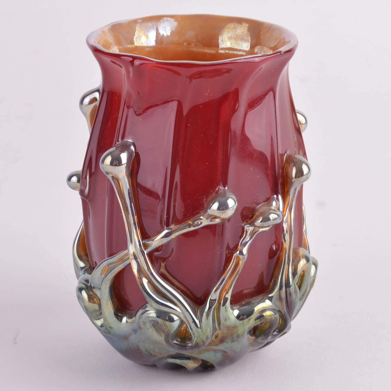 Steven Lundberg Art Glass Vase